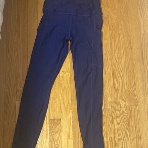 High-waisted cold-weather pocket leggings